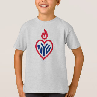 NYC Kids T-Shirt Grey - Gotham Heart