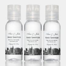 NYC large Skyline Etted BW Blanc BG