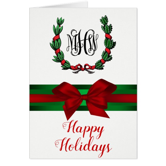 NYC large Skyline Etted BW Noël vacances (Devant)