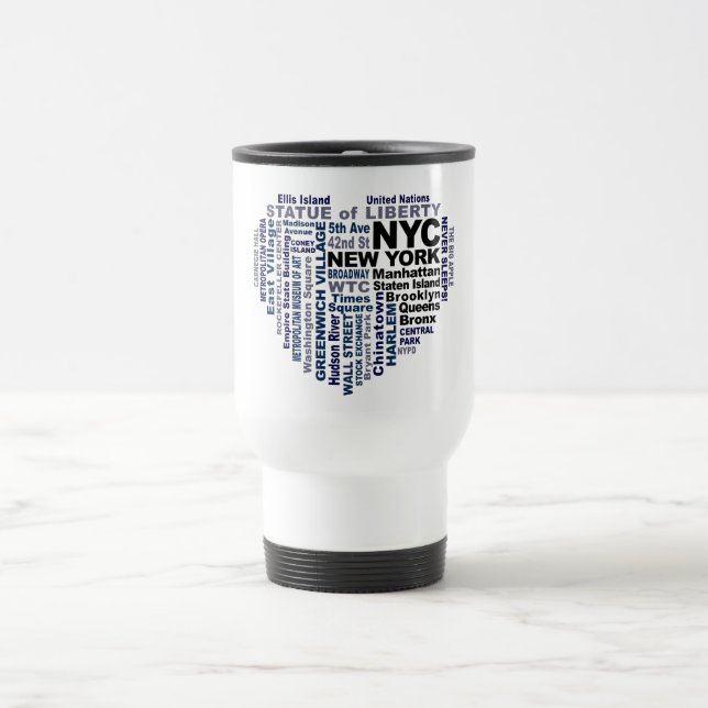 NYC mug - choose style & colour (Center)