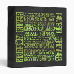 NYC Neighbourhoods Green Binder