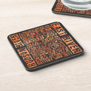 NYC Neighbourhoods Orange Coaster