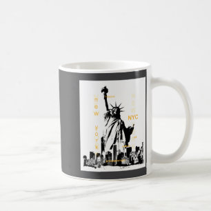 Nyc New York Brooklyn Bridge Liberty Statue Mens Coffee Mug