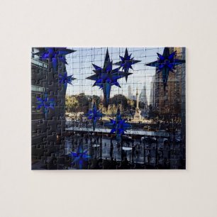 NYC New York City Christmas Stars Holiday Puzzle