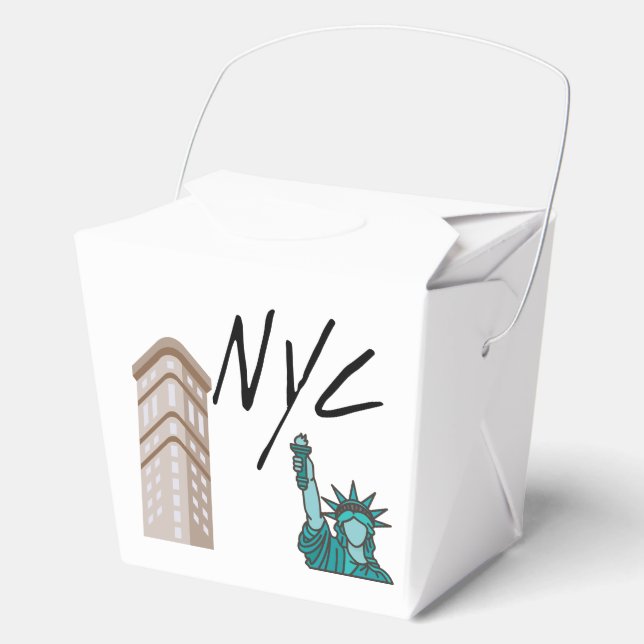 NYC NEW YORK CITY FAVOR BOX (Front)