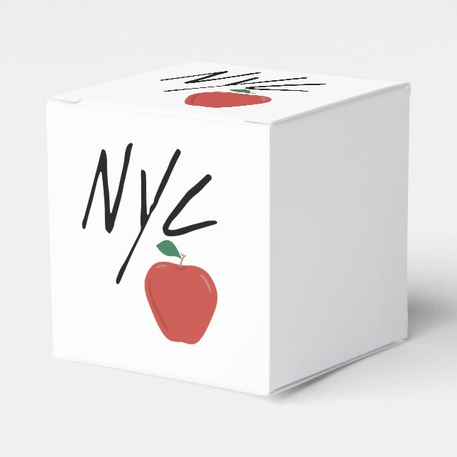 NYC NEW YORK CITY FAVOR BOX (Front Side)