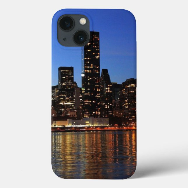 NYC New York City Manhattan Night Case-Mate iPhone Case (Back)