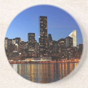 NYC New York City Manhattan Night Coaster