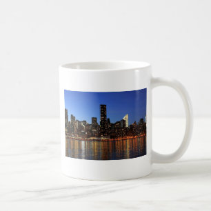 NYC New York City Manhattan Night Coffee Mug