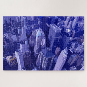 NYC New York City Manhattan Skyscrappers Jigsaw Puzzle