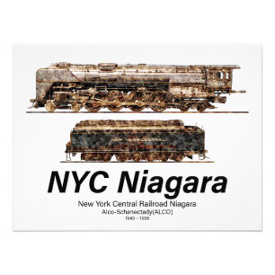 NYC Niagara – American Train Steam Locomotive Photo Print