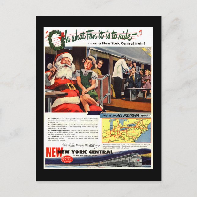 NYC,Oh What Fun it Is Postcard (Front)