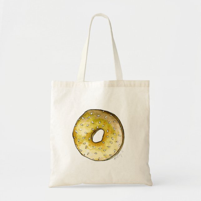 NYC Petit-Déjeuner Sésame Semence Bagel Bagels Sac (Devant)
