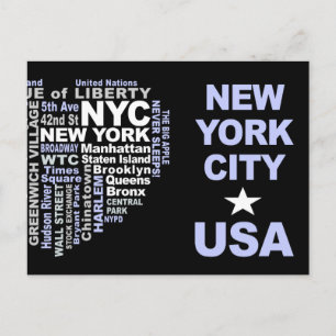 NYC postcard - customizable