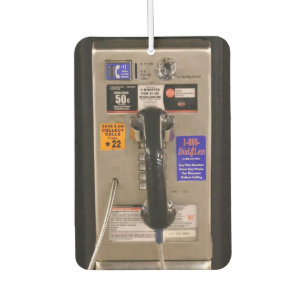 NYC Public Telephone Payphone Air Freshener