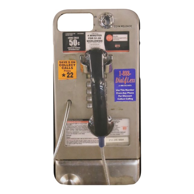 NYC Public Telephone Payphone Case-Mate iPhone Case (Back)