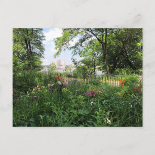 NYC Riverside Park Hudson River New York Postcard