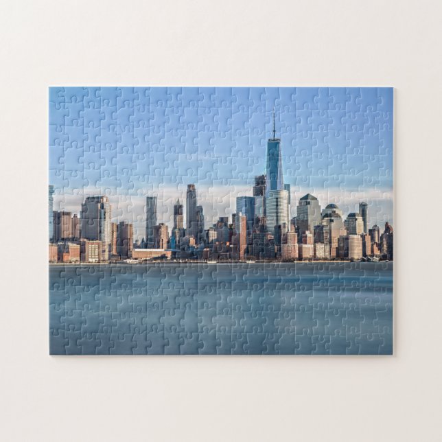 NYC Sights Skyline City Sights New York Cityscape Jigsaw Puzzle (Horizontal)