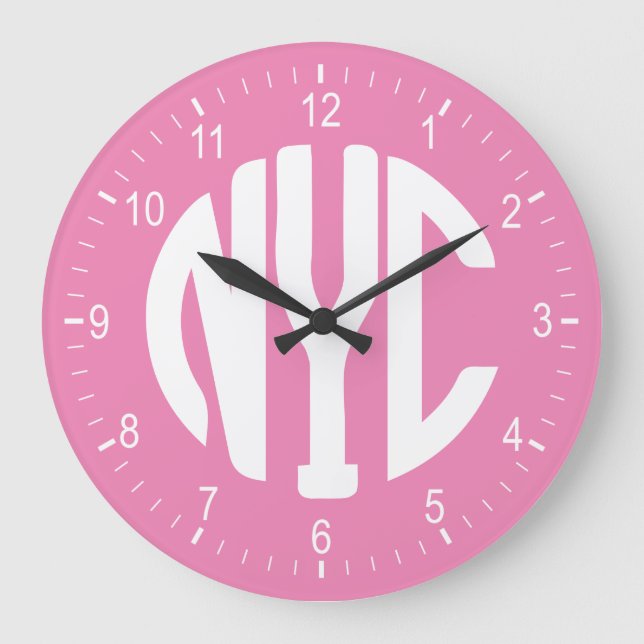 NYC sign Large Clock (Front)