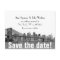 NYC Skyline Bklyn Bridge Etched Save the Date