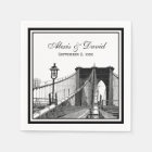 NYC Skyline Brooklyn Bridge #2 SQ Wedding