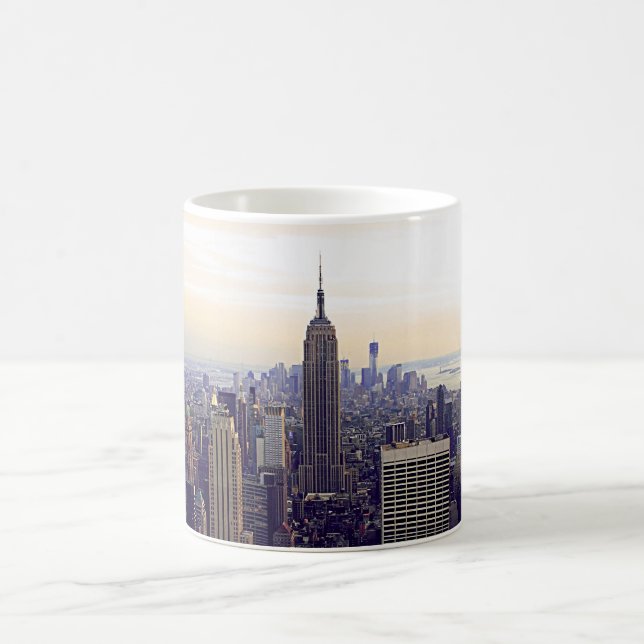 NYC skyline ESB, WTC 4 Coffee Mug (Center)