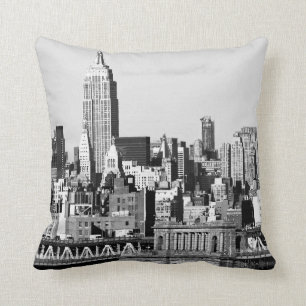 NYC Skyline II Throw Pillow