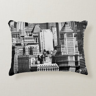 NYC Skyline IX Accent Pillow