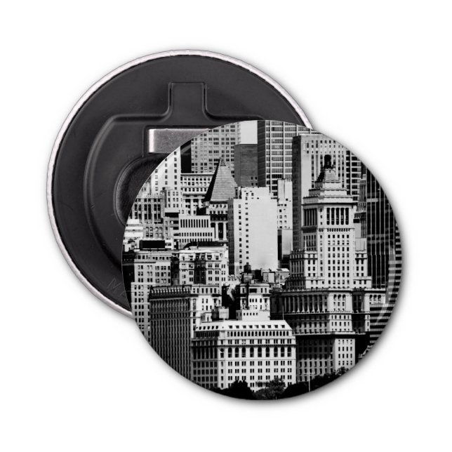 NYC Skyline IX Bottle Opener (Front)