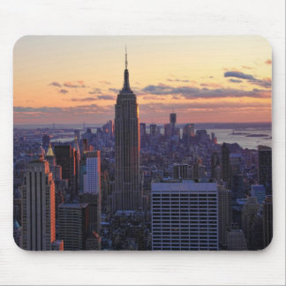 NYC Skyline just before sunset Mouse Pad