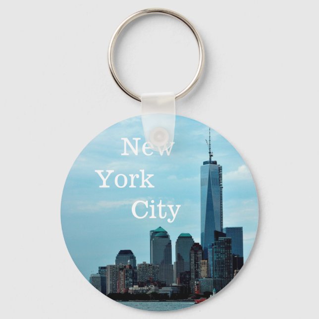 NYC Skyline keychain (Front)