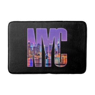 NYC Skyline (Light) Bath Mat