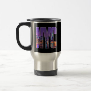 NYC Skyline (Light) Travel Mug