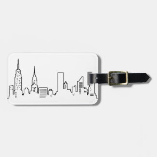 NYC Skyline Luggage Tag