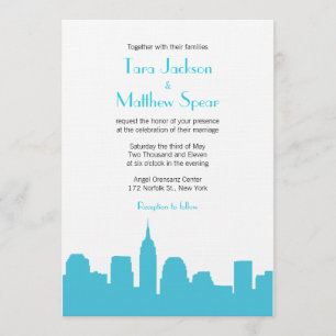 NYC Skyline Wedding Invitation