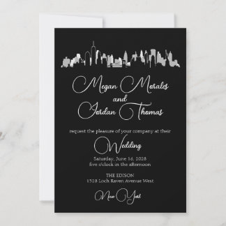 NYC Skyline Wedding Invitation