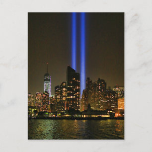 NYC Skyline: WTC 9/11 Tribute In Light 2013 #1 Postcard