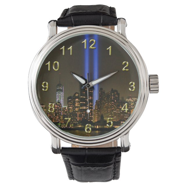 NYC Skyline: WTC  9/11 Tribute In Light 2013 #1 Watch (Front)