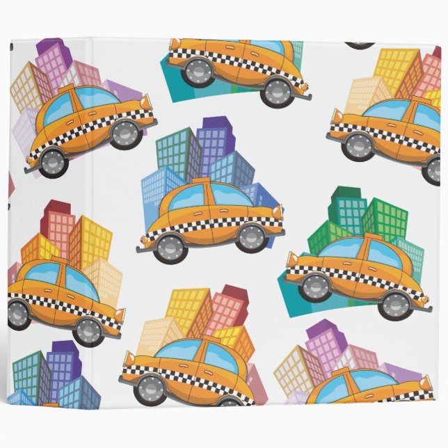 NYC Taxi Cab Binder (Front/Spine)