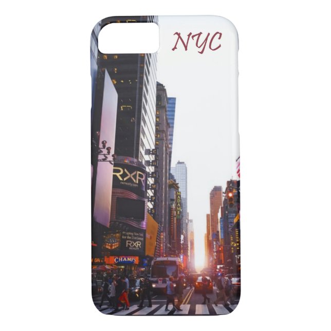 NYC Times Square New York City Case-Mate iPhone Case (Back)
