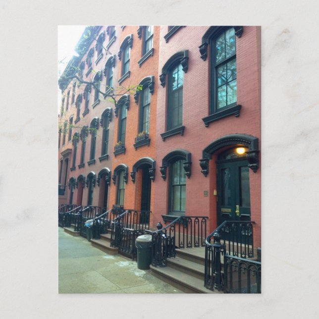 NYC Townhouses, E. 18th Street, Carte postale (Devant)