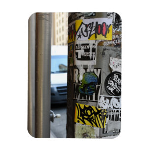 NYC Urban Street Photography Graffiti Art New York Magnet