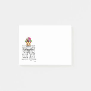 NYC Washington Square Arch Easter Basket Post Its Post-it Notes