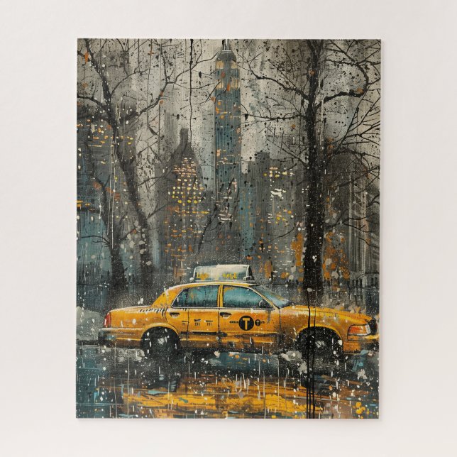 NYC Yellow Cab II Jigsaw Puzzle (Vertical)