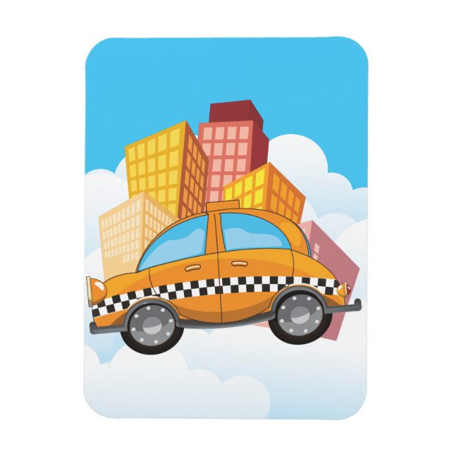 NYC Yellow Cab Magnet (Vertical)