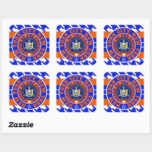 NYCCOU NEW YORK CITY (COU) nycht  Square Sticker