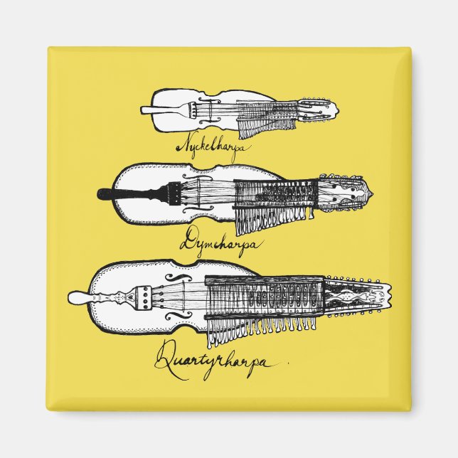 Nyckleharpa magnet (Front)