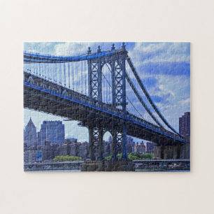 NYC's Manhattan Bridge A2 Jigsaw Puzzle