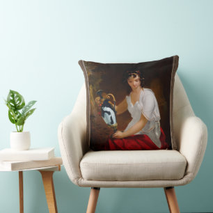 Nydia, The Blind Girl Of Pompeii Throw Pillow