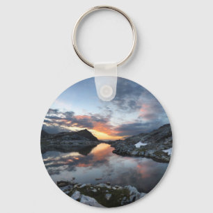 Nydiver Lakes Sunrise - Ansel Adams Wilderness Keychain